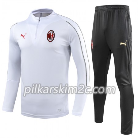 AC Milan Komplet Bluzy Treningowe Biały 2018-2019